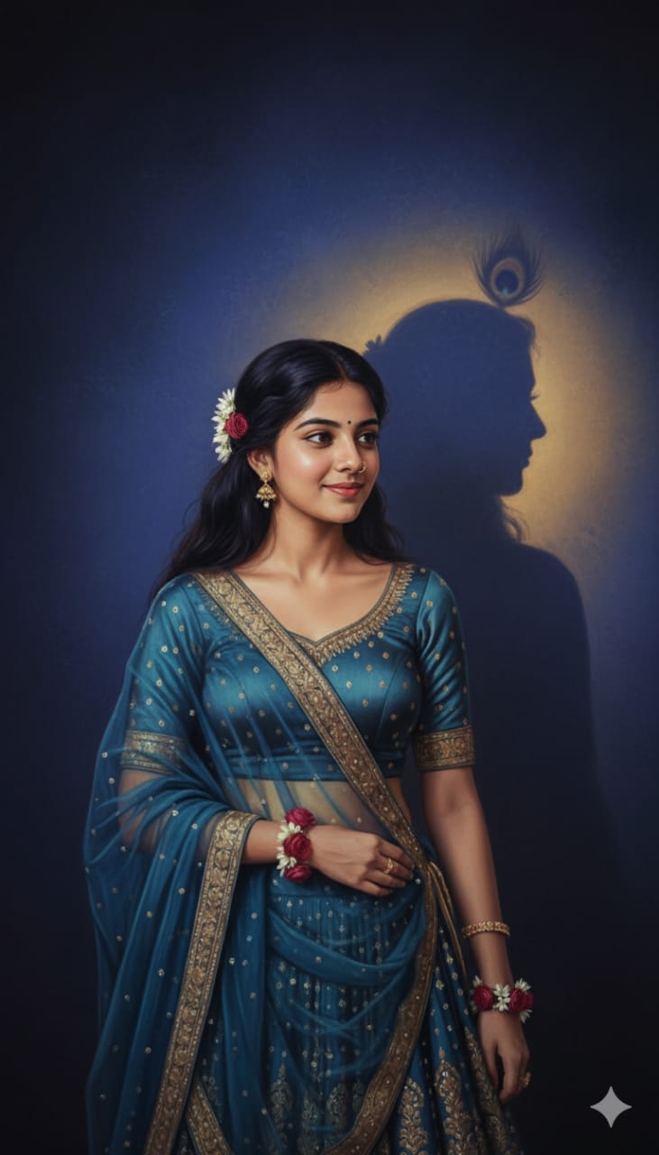 Modern Radha Portrait